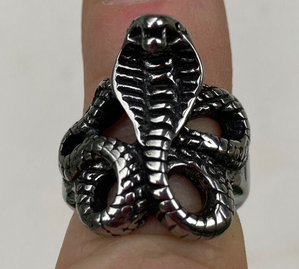 Anello Acciaio Serpente ( Ane08 )