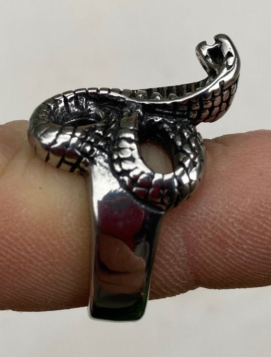 Anello Acciaio Serpente ( Ane08 )