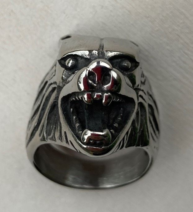 Anello Acciaio Lupo ( Ane05 )