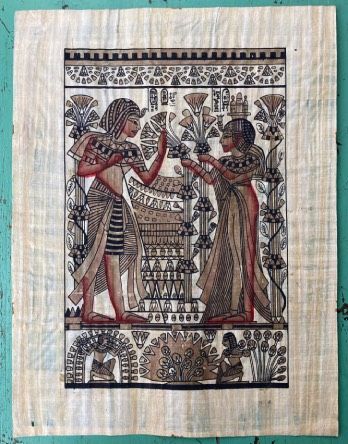 Papiro Egiziano Originale Vintage ( Set08 )