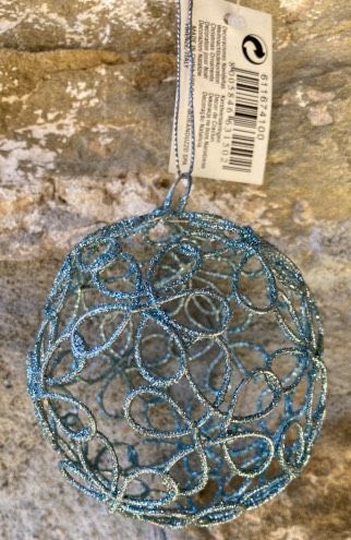 Pallina Metallo Glitter Argento ( NAdd77 )