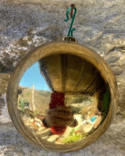 Pallina Dorata Albero di Natale ( NAdd91 )