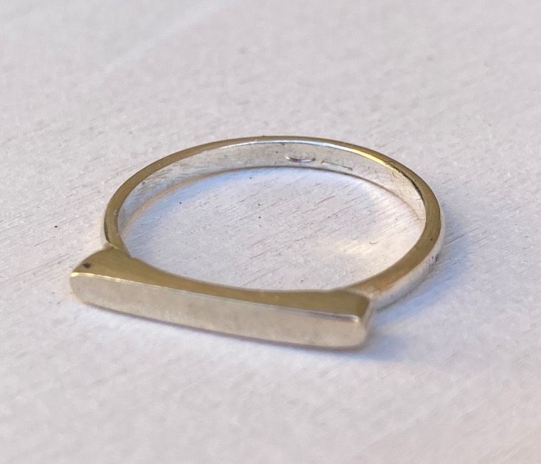 Anello Argento 925 Piastrina ( AAr55 )