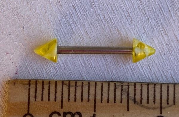 Piercing Nipple Punte Gialle ( PNipo37 )