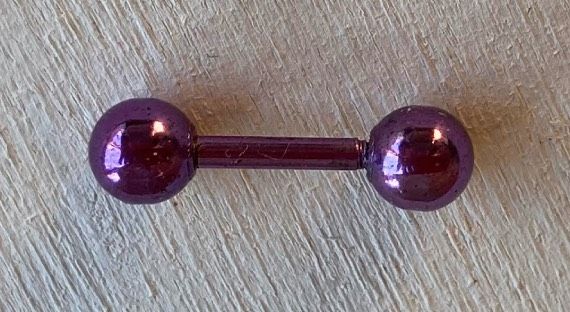 Piercing Nipple Viola Metallizzato ( PNip53 )