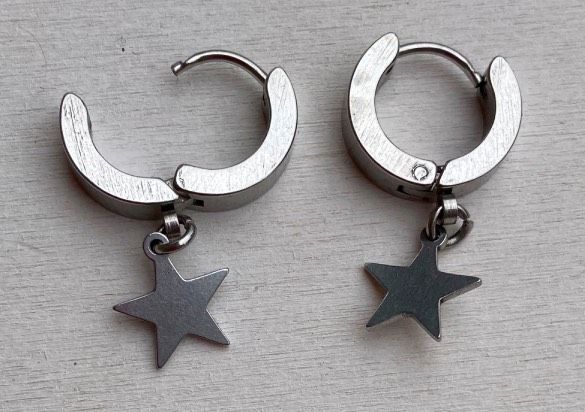 Orecchini Cerchietti Stelle ( OCi13 )