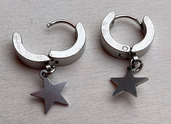 Orecchini Cerchietti Stelle ( OCi13 )