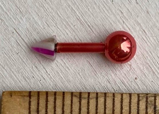 Piercing Nipple punta e Pallina ( PNip65 )