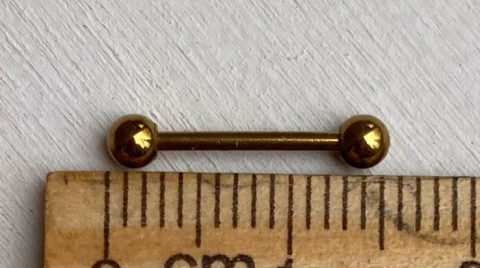 Piercing Nipple Dorato ( PNip72 )