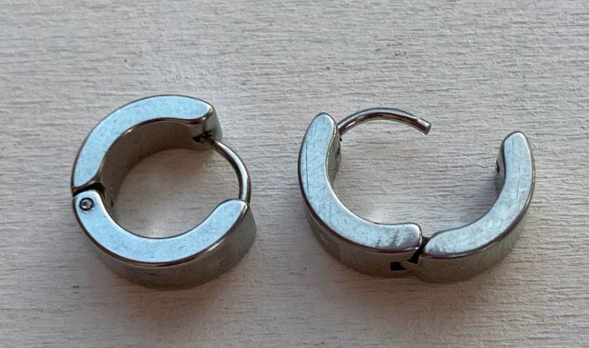 Orecchini Cerchietti Stelline ( OCc18 )