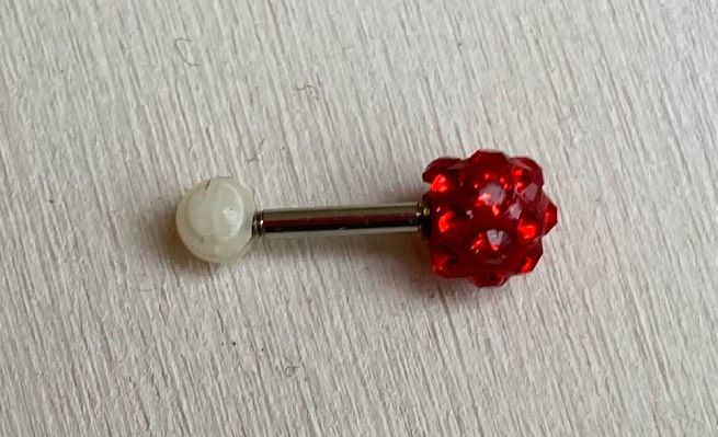Piercing Nipple Brillantini Rossi ( PNip80 )