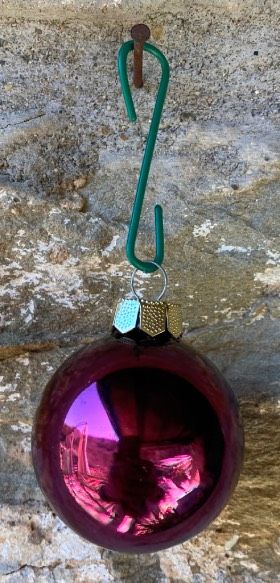 Pallina Vetro Fucsia ( NAdd158 )