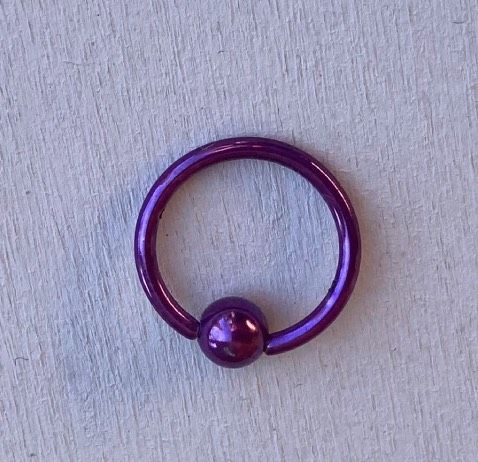 Piercing Nipple Anello Viola ( PNip98 )