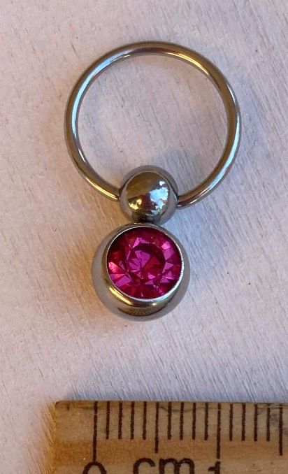 Piercing Nipple Pendente Rosa ( PNip99 )