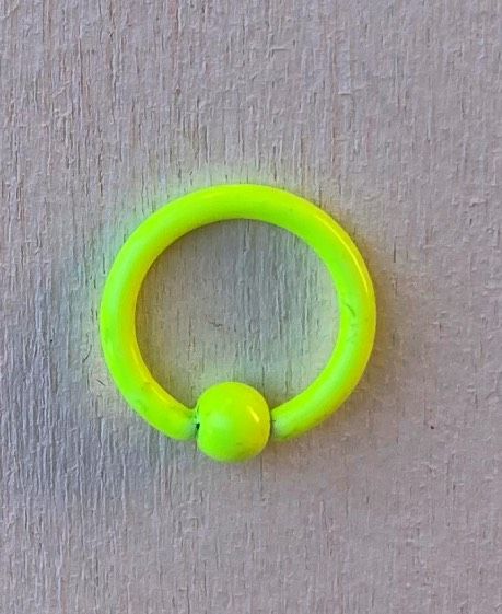 Piercing Nipple Anello Giallo ( PNip106 )