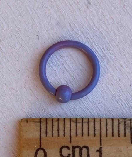 Piercing Nipple Anello Viola ( PNip112 )