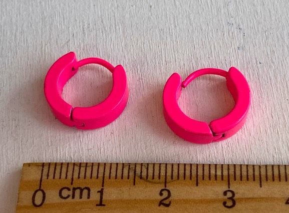 Orecchini Cerchietti Fucsia ( OCc29 )