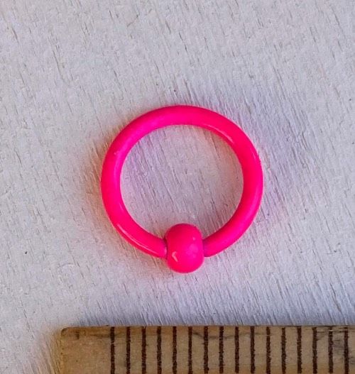 Piercing Nipple Anello Fucsia ( PNip115 )