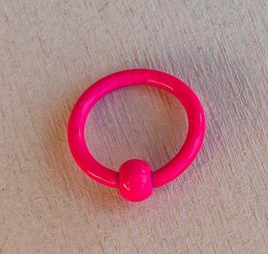 Piercing Nipple Anello Fucsia ( PNip115 )