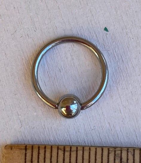 Piercing Nipple Anello Acciaio ( PNip117 )