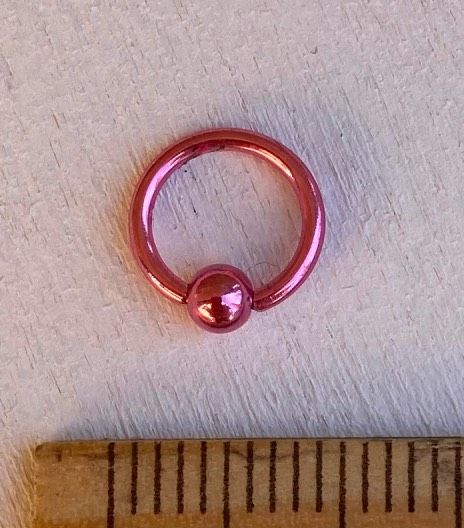Piercing Nipple Anello Rosa ( PNip124 )