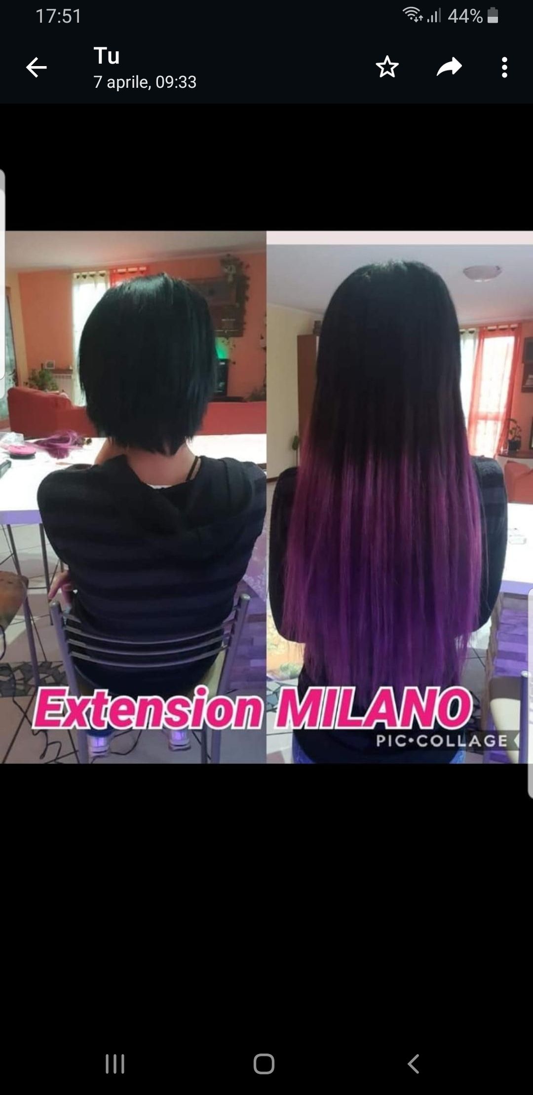 Extension capelli applicazione senza silicone