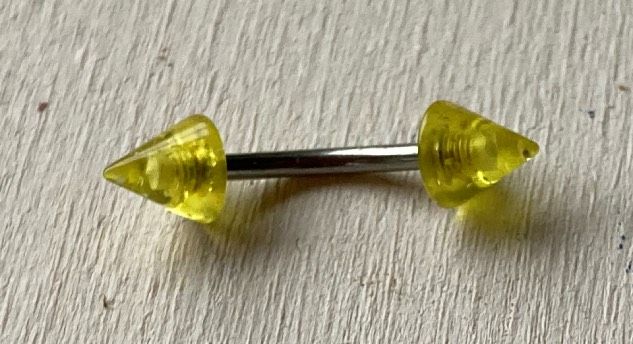 Piercing Sopracciglio Punte Gialle ( PSo45 )