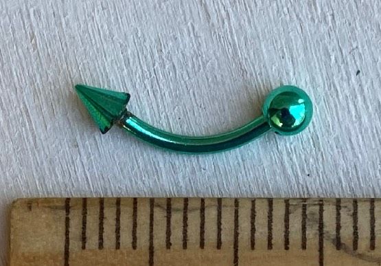 Piercing Sopracciglio Verde ( PSo64 )