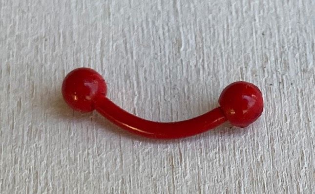 Piercing Sopracciglio Rosso ( PSo74 )