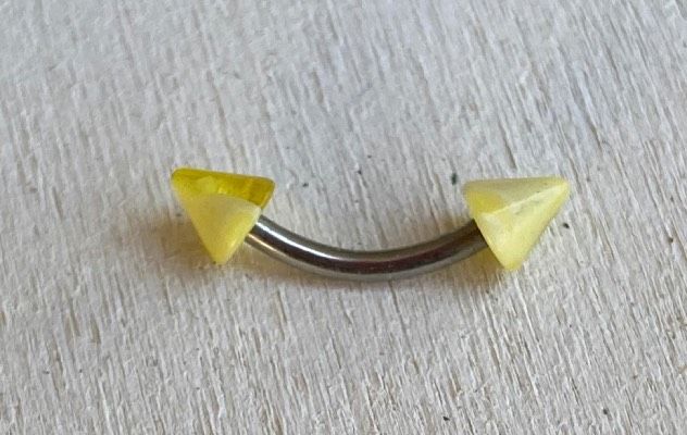 Piercing Sopracciglio Punte Gialle( PSo77 )