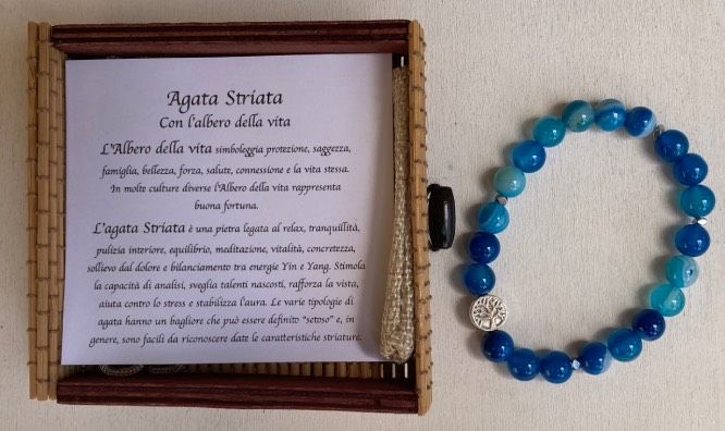 Braccialetto Agata Striata ( BAga02 )