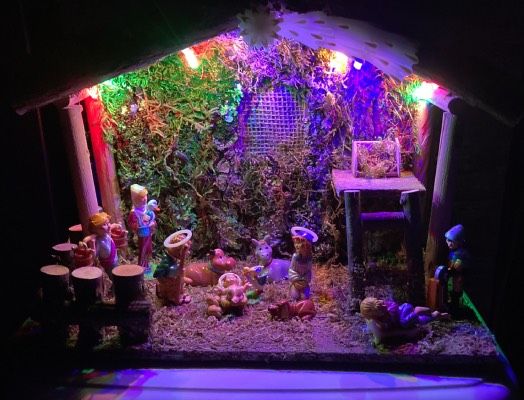 Presepe Capanna Kinder Vintage ( NPre25 )