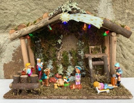 Presepe Capanna Kinder Vintage ( NPre25 )