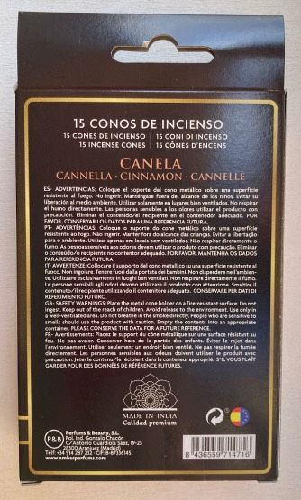 Incenso Coni Cannella ( Amb02 )