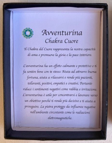 Collana Avventurina Chakra ( CAvv01 )
