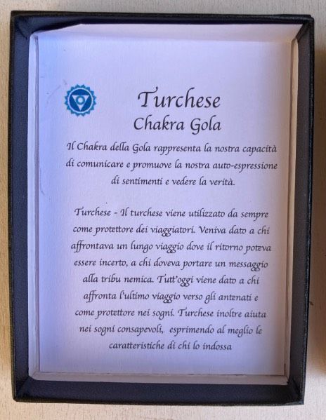 Collana Chakra Gola ( CTur89 )