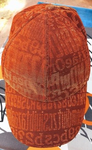 Cappellino Baseball Rosso e Oro ( Cap33 )