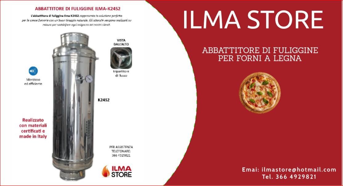 ABBATTITORE DI FULIGGINE PER FORNI A LEGNA