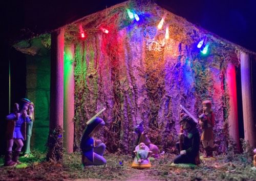 Presepe Capanna Artigianale Kinder ( NPre17 )