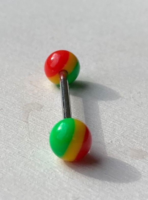 Piercing Lingua Rasta ( PLi09 )