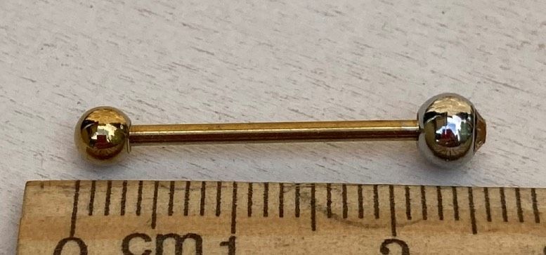Piercing Lingua Dorato ( PLi19 )