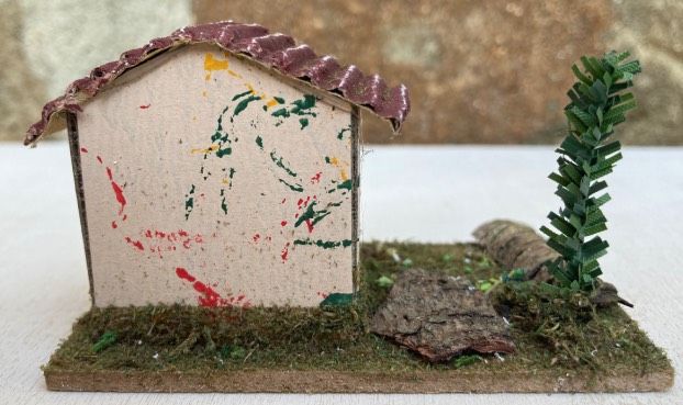 Casetta Presepe Cartoncino ( NAdd207 )