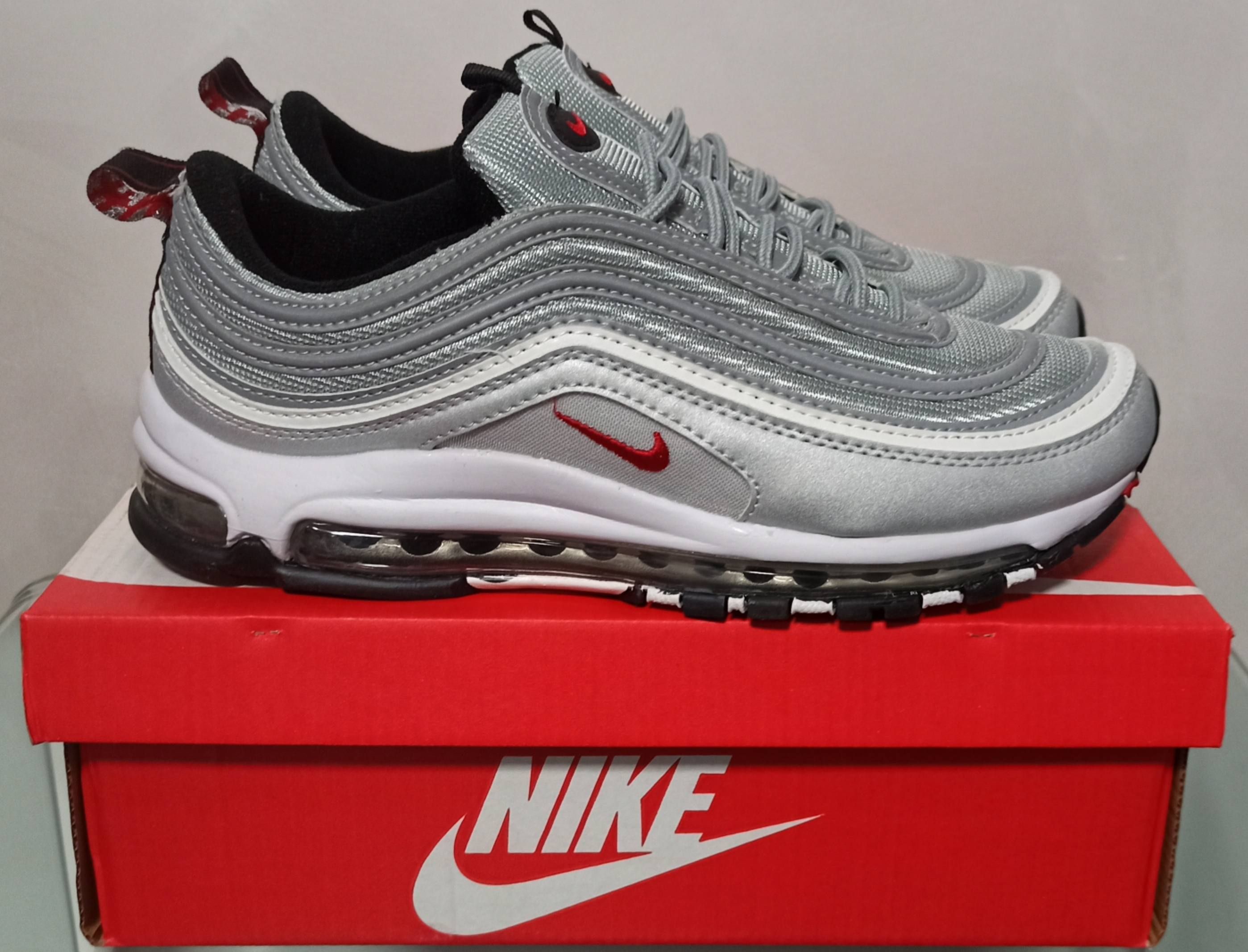 Nike Air Max 97 Grigia OG Tg 42 Silver Grigio New