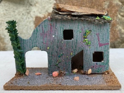 Casetta Presepe Cartoncino ( NAdd208 )