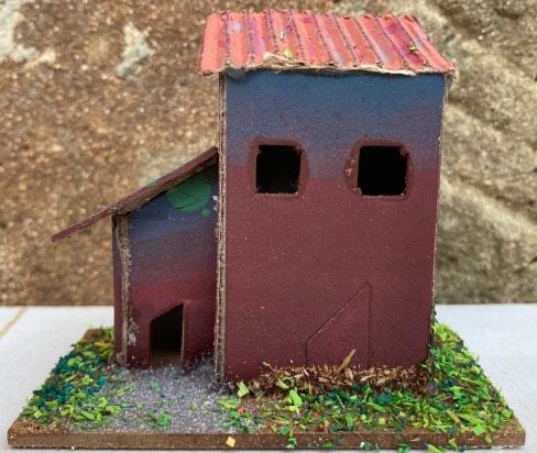 Casetta Presepe Cartoncino ( NAdd285 )