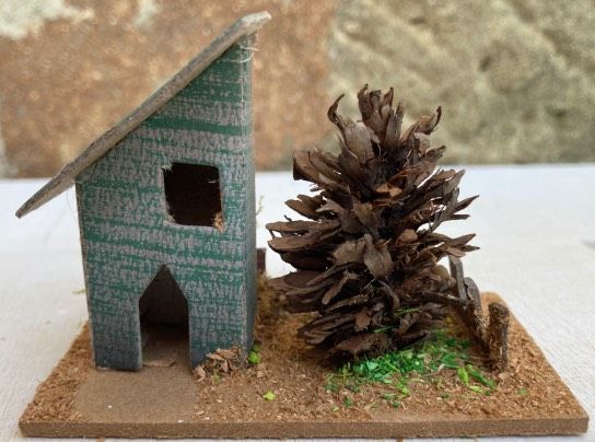 Casetta Presepe Cartoncino ( NAdd354 )