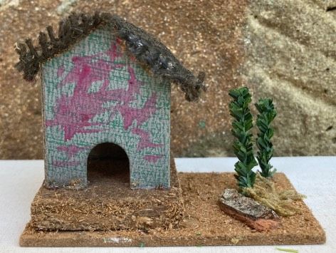 Casetta Presepe Cartoncino ( NAdd380 )