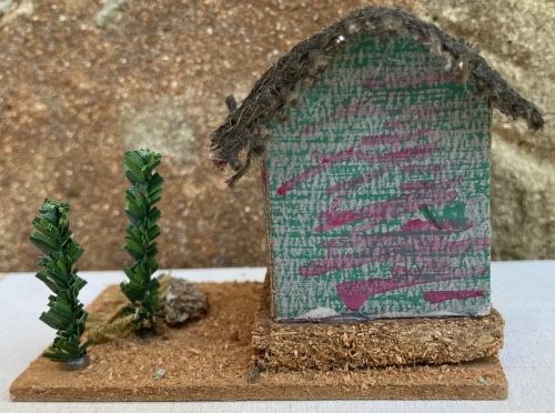Casetta Presepe Cartoncino ( NAdd380 )
