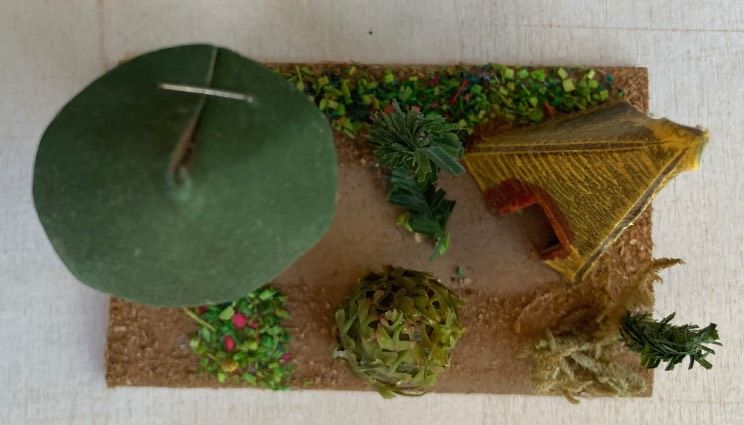 Casetta Presepe Torretta ( NAdd197 )