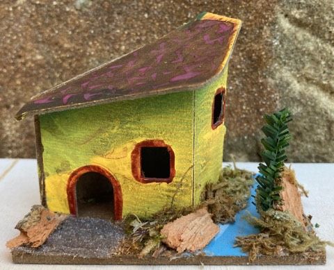 Casetta Presepe Cartoncino ( NAdd172 )